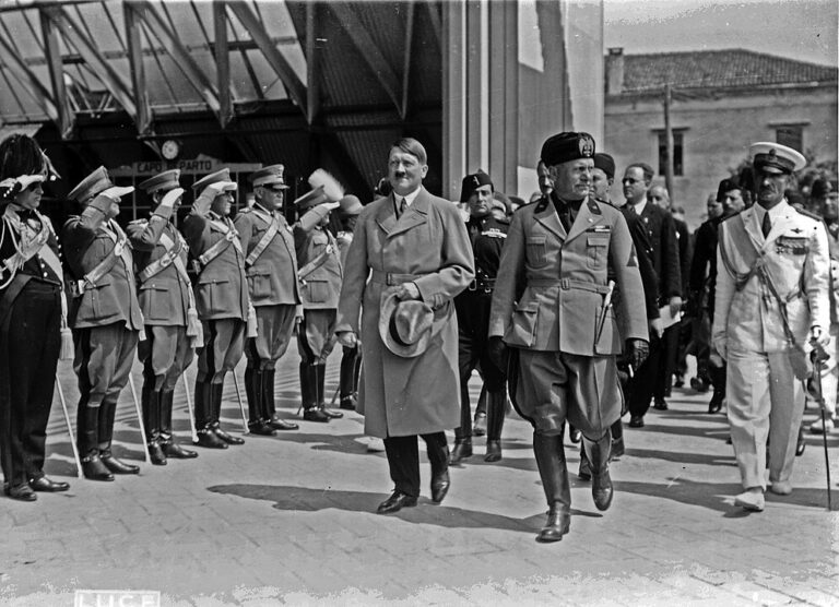 Hitler Mussolini 1934 Venice