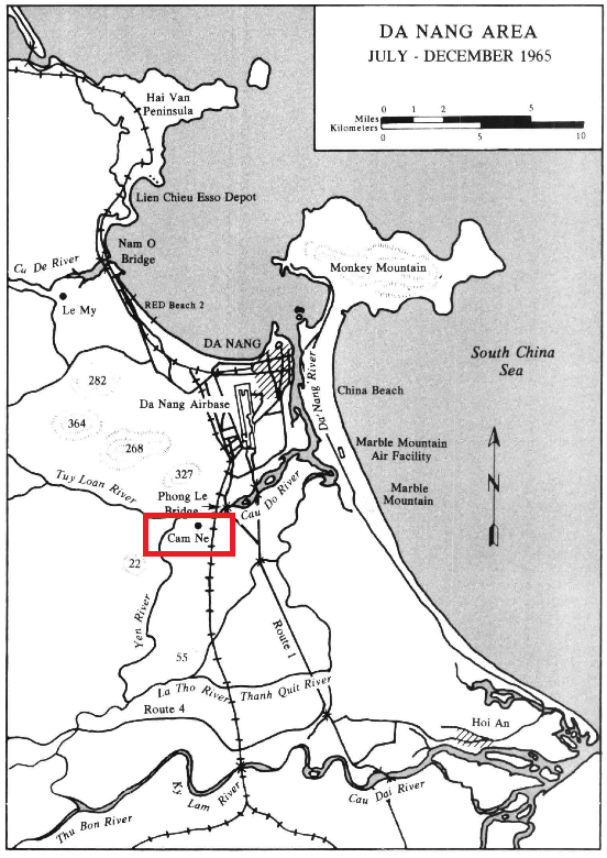 Mapa Cam Ne - Vietnam